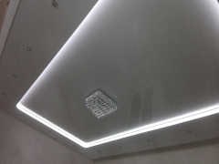 двухуровневый натяжной потолок
